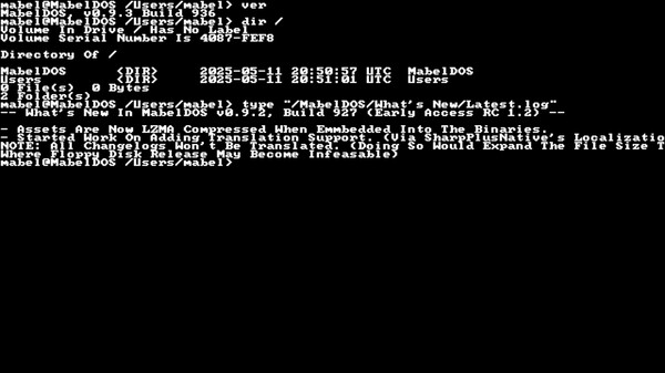 MabelDOS cheat table screenshot