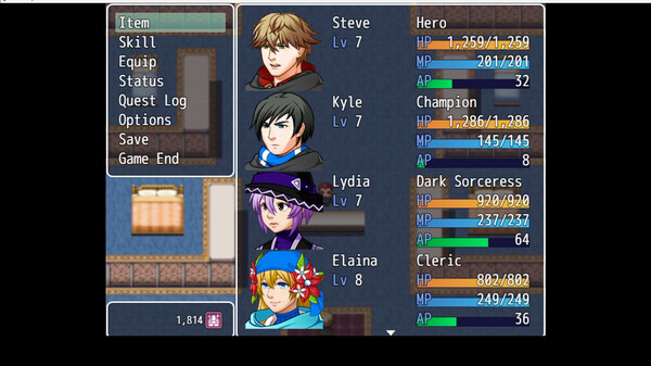 Steve & Kyle’s Adventures cheat table screenshot