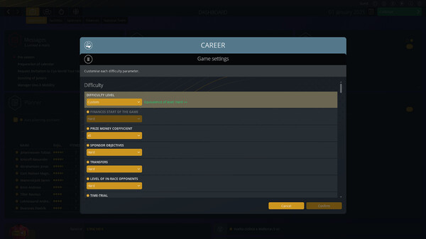Pro Cycling Manager 25 cheat table screenshot