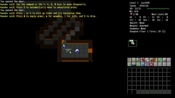 Touhou Crawl cheat table screenshot
