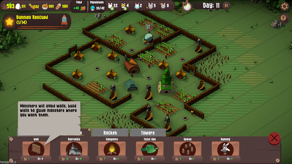 Bunny Bunker cheat table screenshot