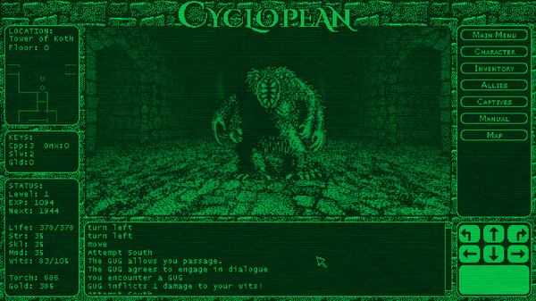 Cyclopean: The Great Abyss cheat table screenshot