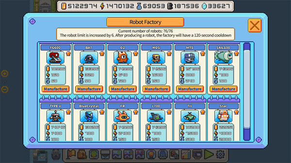 Island Robot Farm cheat table screenshot