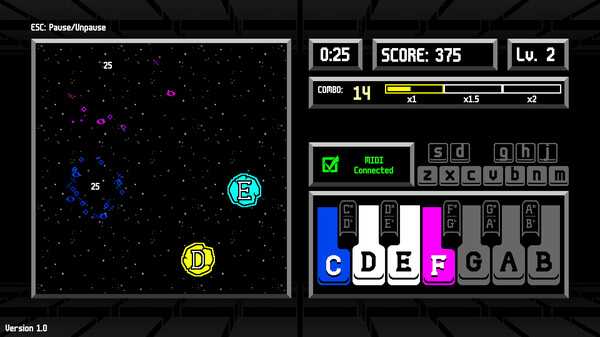 Musical Meteors cheat table screenshot