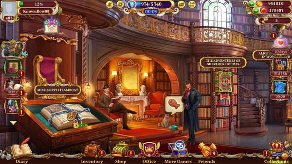 Sherlock: Hidden Object & Match-3 Mystery cheat table screenshot
