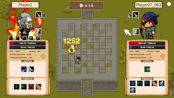 GladiArena cheat table screenshot