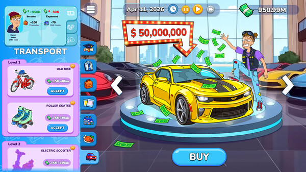 Mr. Billion: Idle Rich Tycoon cheat table screenshot