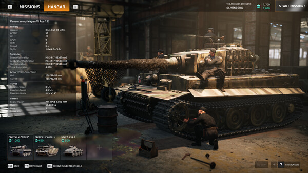Call to Arms: Panzer Elite cheat table screenshot