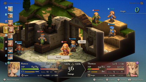 FINAL FANTASY TACTICS – The Ivalice Chronicles cheat table screenshot