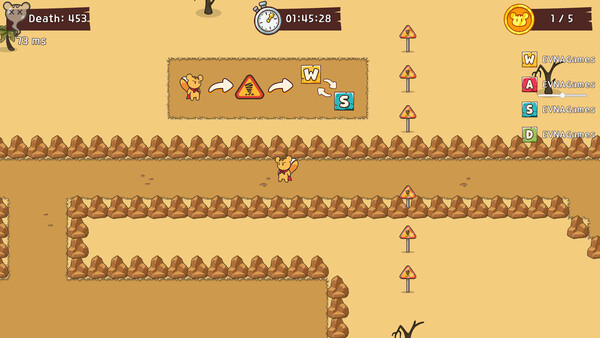 WASD : The Adventure of Tori cheat table screenshot