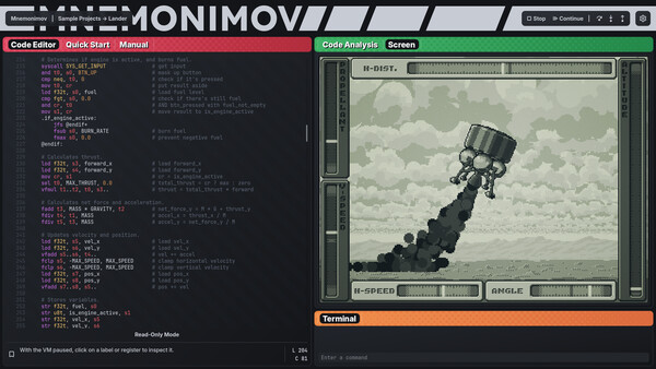 Mnemonimov cheat table screenshot