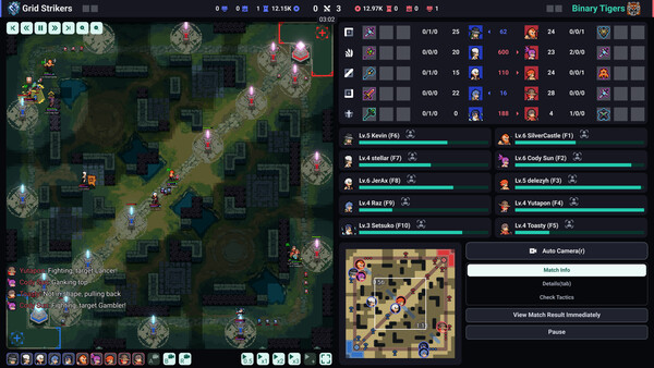 Teamfight Manager 2 cheat table screenshot