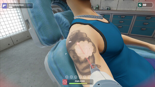 Tattoo Removal Simulator cheat table screenshot