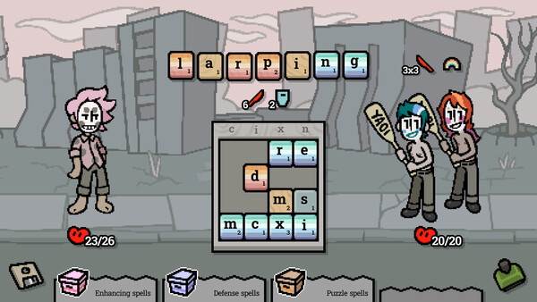 Pronoun Palace cheat table screenshot