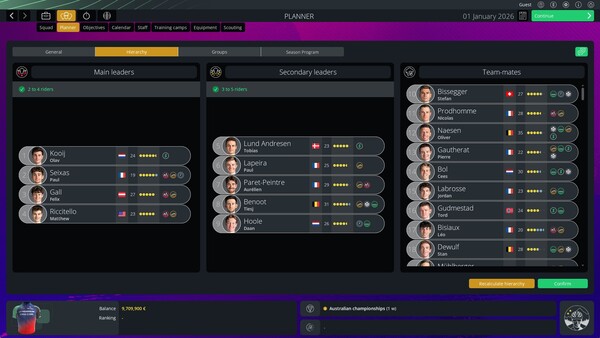 Pro Cycling Manager 26 cheat table screenshot