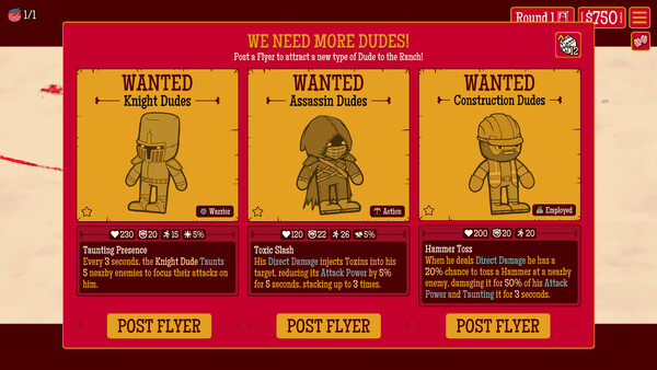 How Many Dudes? cheat table screenshot