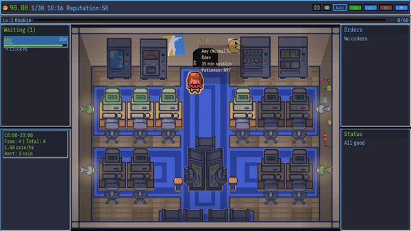 Internet Cafe Tycoon cheat table screenshot