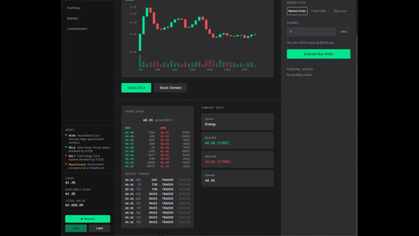 FUNEX: Stock Market Simulator cheat table screenshot