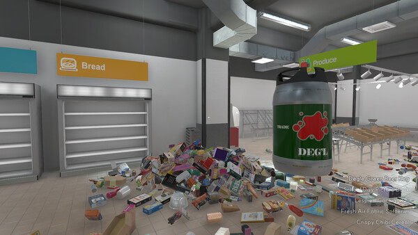 Supermarket Chaos cheat table screenshot