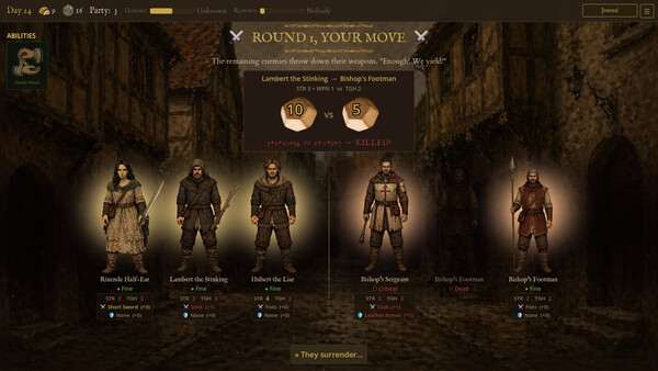 Beggar’s Road cheat table screenshot
