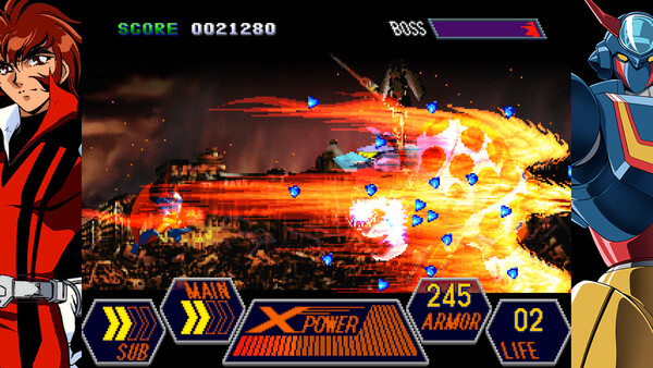 70s-style Robot Anime Geppy-X cheat table screenshot