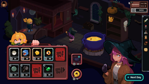 Kinny and the Cosmic Cauldron cheat table screenshot