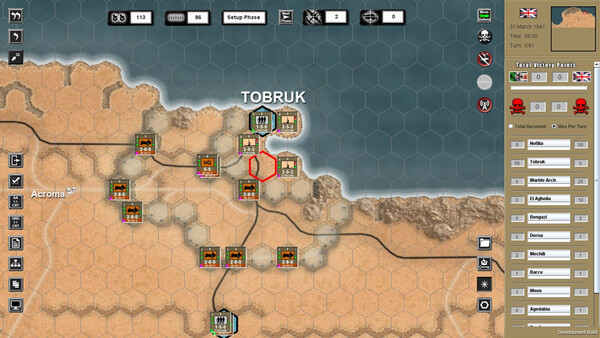 WEGO World War II: Desert War cheat table screenshot