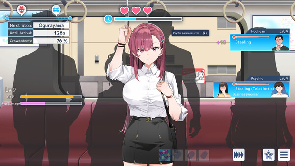 Rina’s Undercover Train Operation cheat table screenshot