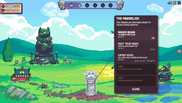 Kibble Cats cheat table screenshot