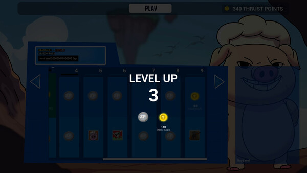 ThrustX cheat table screenshot
