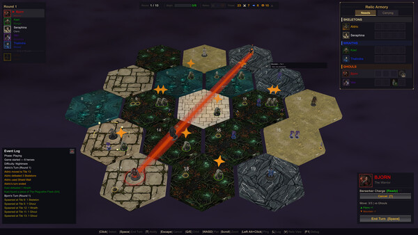 Scourge of the Necromancer cheat table screenshot