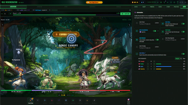Idle Regenerator cheat table screenshot