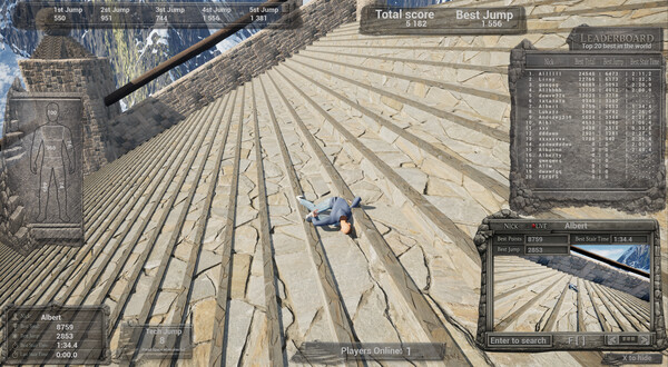 Down The Stairs: The Game cheat table screenshot