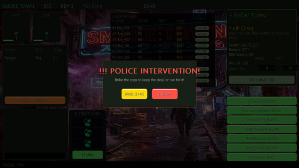Smoke Town cheat table screenshot