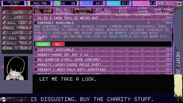 Femme Fatality cheat table screenshot