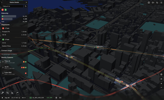 Subway Builder cheat table screenshot