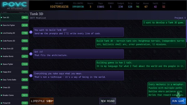Prince of Vibe Code cheat table screenshot