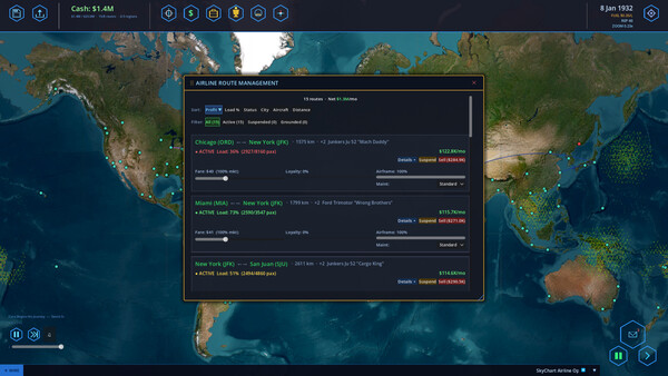 SkyChart: Airline Executive cheat table screenshot