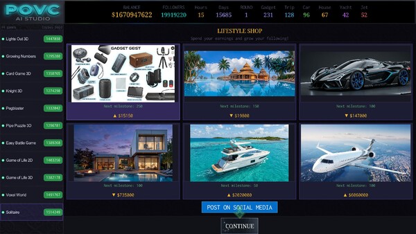 Prince of Vibe Code cheat table screenshot