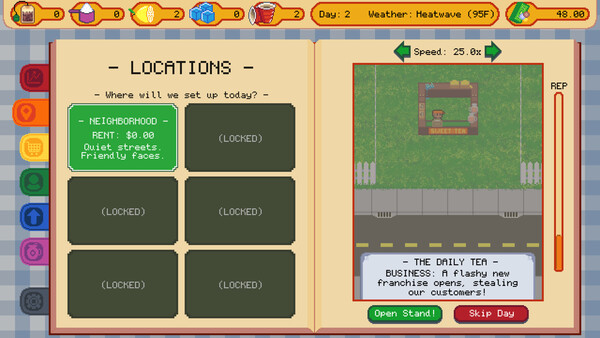 Sweet Tea Tycoon cheat table screenshot
