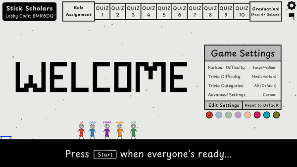 Stick Scholars cheat table screenshot